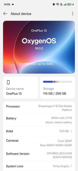 Oneplus 13 12/256gb Гаранция