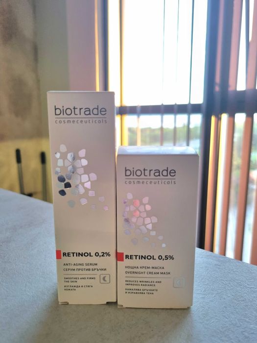 Биотрейд Ретинол нощна маска и серум