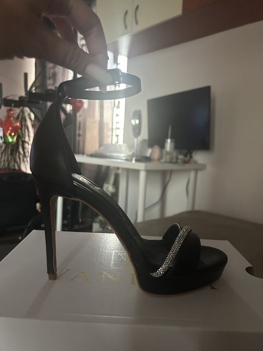 Sandale piele platforma Vanilla Shoes 37