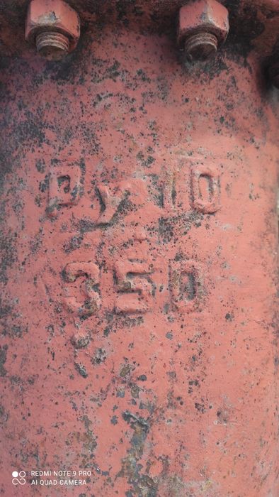 Спирателен кран ф 350 - 10 бара