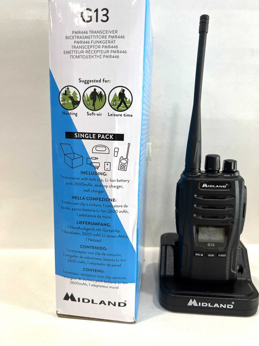 Stație radio de recepție și transmisie  Midland G13,  NOUA!