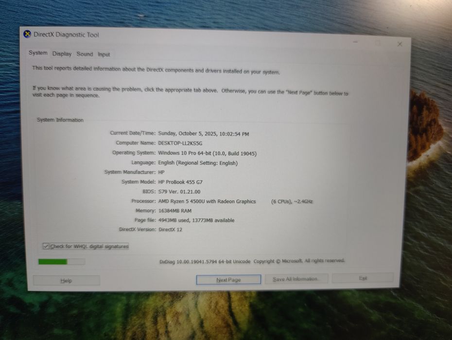 Laptop nou gaming HP cu Ryzen 5 Ram 16Gb video 4Gb ssd GTA FORTNITE CS