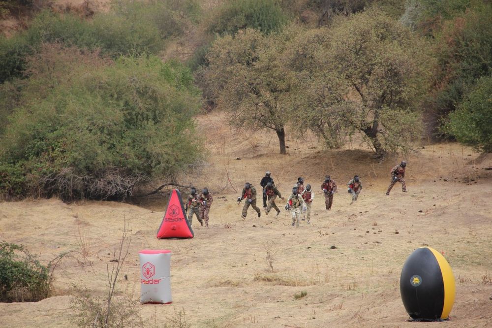 Надувные преграды - для проведения пейнтбола и других корпоративных ме