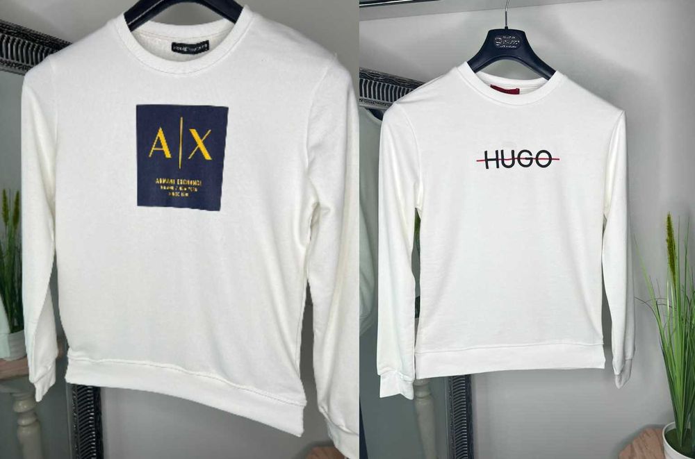 Bluza Armani Exchange alba premium