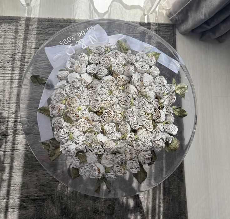 Masuta cafea din rasina epoxidica 60cm si platou rasina 35cm.