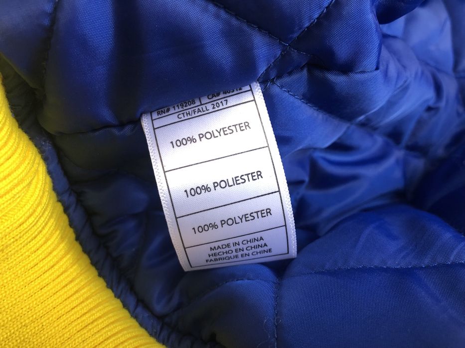 Mitchell & Ness NBA Golden State Warriors Heavyweight Satin Jacket - L