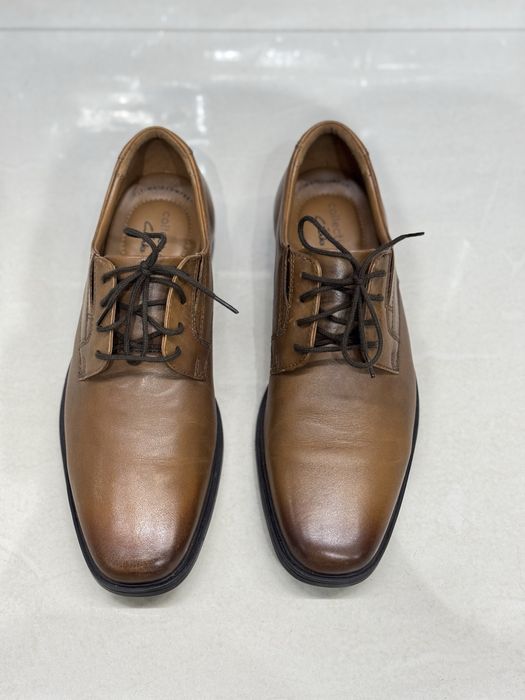 Туфли кожаные коричневые