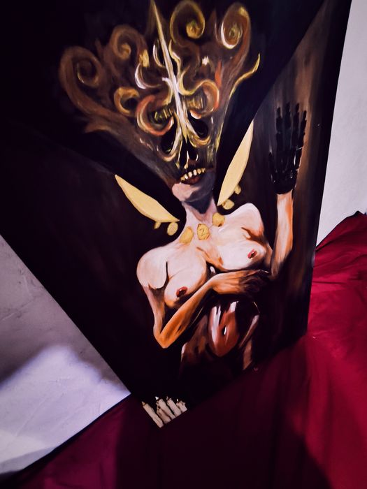 Картина ,живопись ,девушка