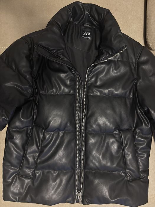 Geaca Zara iarna piele ecologica