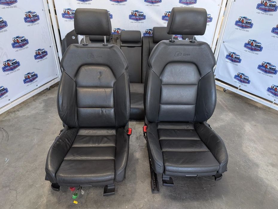 INTERIOR PIELE / SCAUNE + BANCHETE AUDI A6 S LINE 2009 2.0 DIESEL / SEDAN 2004-2011 COD OEM 8E0881105BS / 8E081105BS
