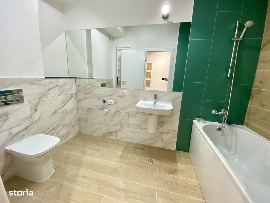 Vand apartament 2 camere cu gradina+parcare, amenajat modern, ARED-AFI