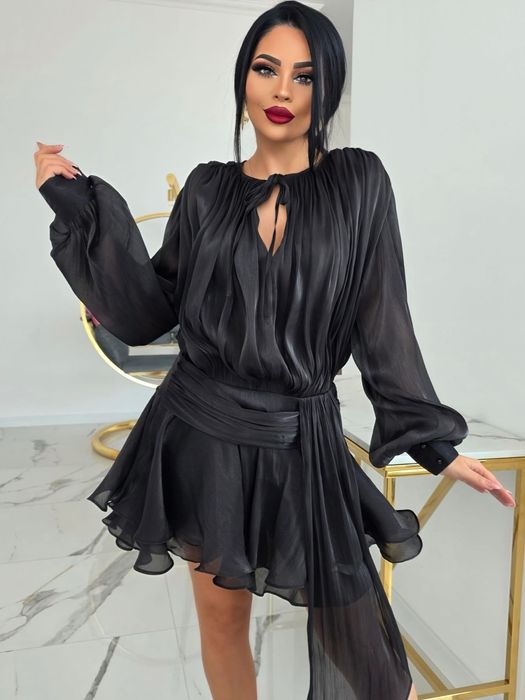 Официална черна рокля