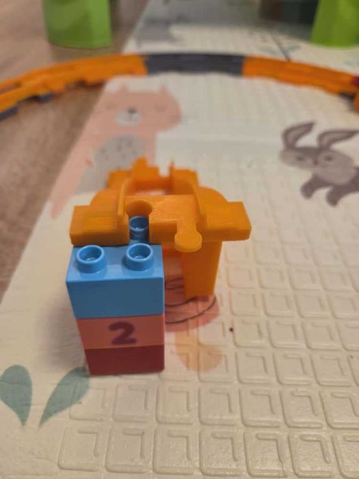 Sine tren Duplo personalizate cu poduri și suport– extinde traseul