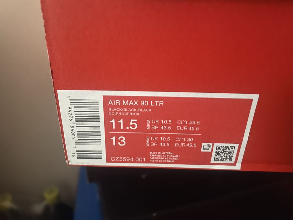 Nike Air Max 90 LTR 45.5 номер 29.5 см