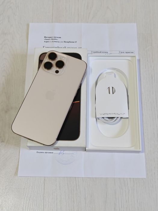 iPhone 16 Pro Max 256 gb ёмкость 100