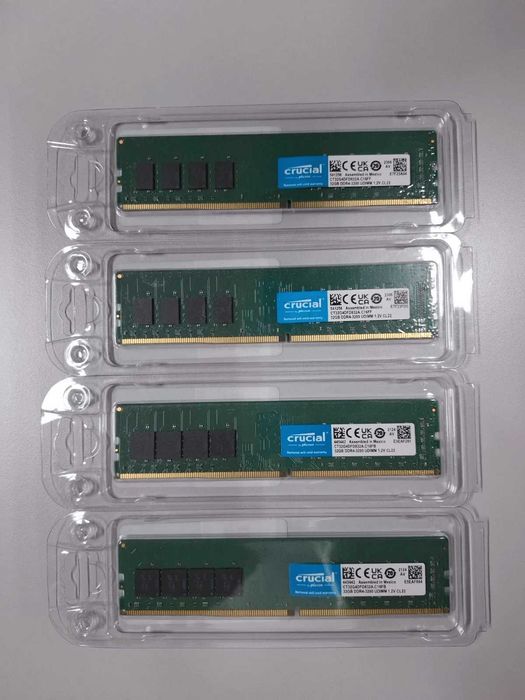 Kit RAM Desktop Crucial 128GB DDR4 3200MHz