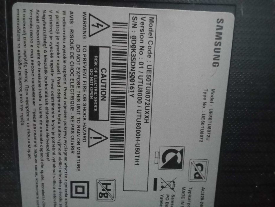 TV Samsung UE50TU8072U