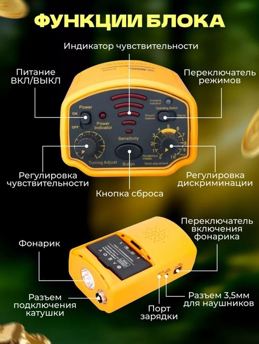 №1 . Металлоискатель , минаискатель , золотоискатель