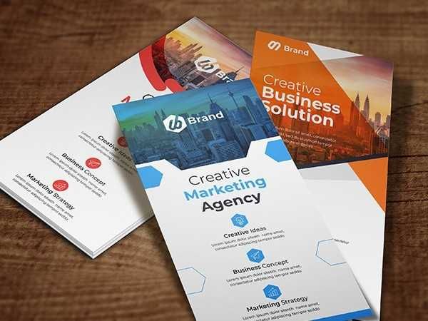 Услуги полиграфии (печать флаера, визиток, меню)