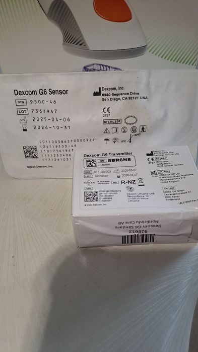 Трансмиттер + сенсоров Dexcom G6