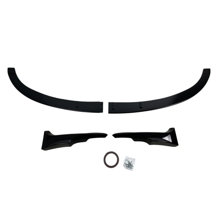 Добавка предна броня за BMW E92 / E93 (2006-2009) M Performance Style - черен гланц