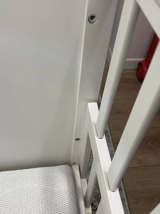 Patut din lemn cu saltea de cocos inclusa+cadou un set de protectie