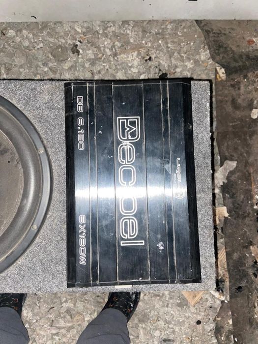 Продам сабвуфер и усилитель