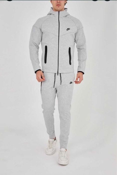 Nike Tech Fleece Bumbac 100% Gri