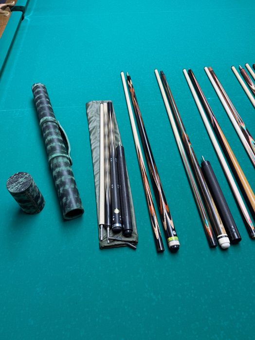 Кии ручной работы разных мастеров