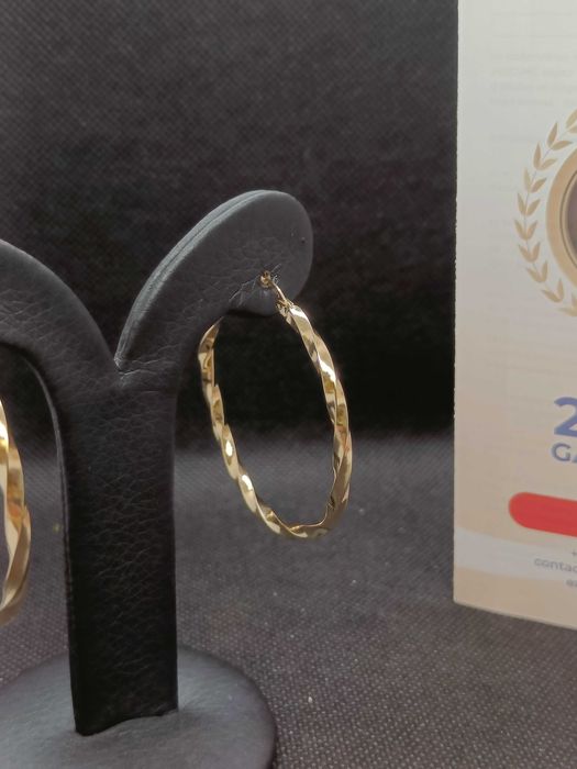 Cercei aur 14K 5.37g (Ag16 Moldova b33421) - Garantie 2 ani!