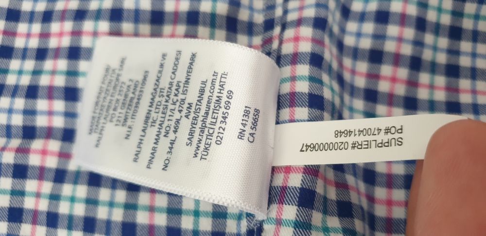 POLO Ralph Lauren Cotton Mens Size S ОРИГИНАЛ! НОВО! Мъжка Риза!