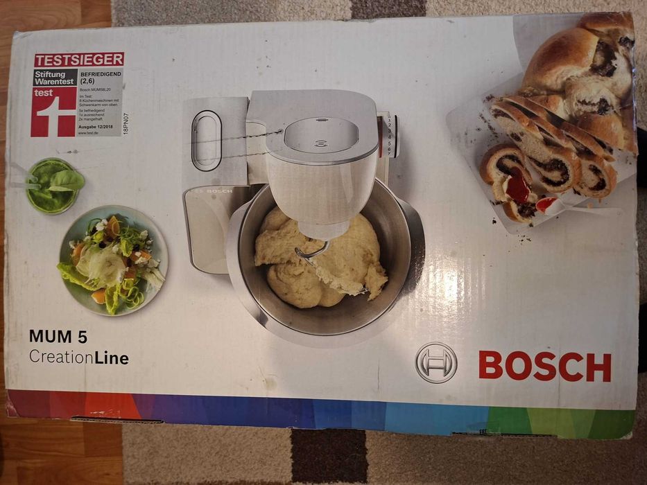 Robot de bucătărie planetar Bosch MUM58L20 (1000W) – NOU, Nefolosit, în Cutie