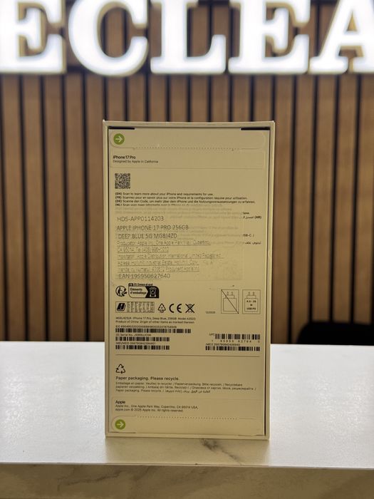 iPhone 17 Pro / 256GB / Deep Blue / Sigilat