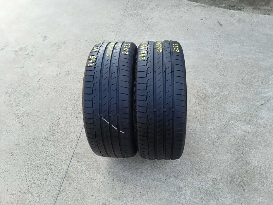 Doua anvelope vara 245 45 20 Continental PremiumContact 6 dot 2022