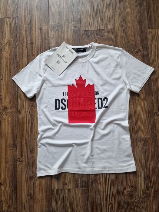 Страхотна мъжка тениска  DSQ размер S M L XL 2XL