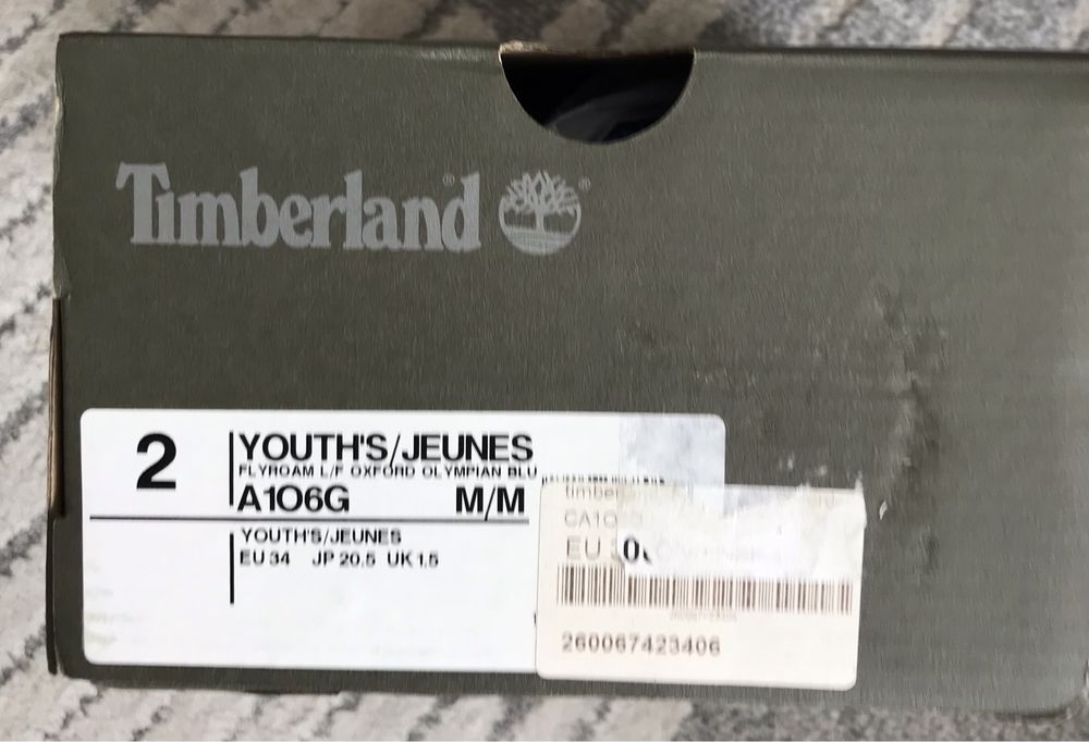 Обувки за момче “ Timberland “ естествена кожа р-р 34