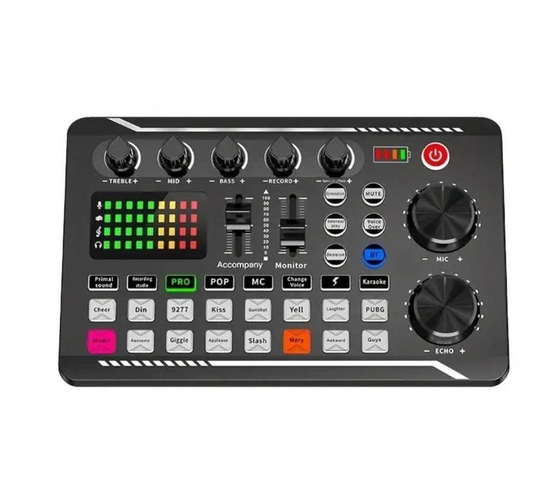 Mixer Audio cu efecte de sunet și Bluetooth, efect live voce