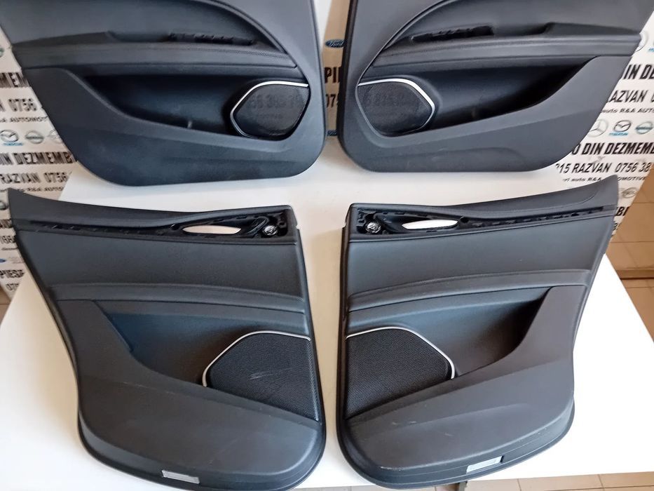 Fata Tapiterie Usa Din Piele Alfa Romeo Stelvio 2017-2022 Volan Stanga Impecabile