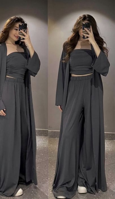 Тройка цвета графит