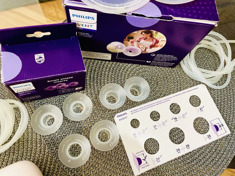 Pompa de san electrica dubla Philips Avent si accesorii handsfree