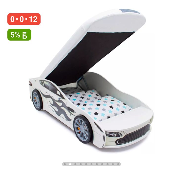 Кровать машина детская