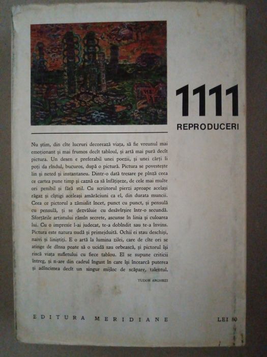 Cartea ilustrată PICTURA ROMÂNEASCĂ în imagini