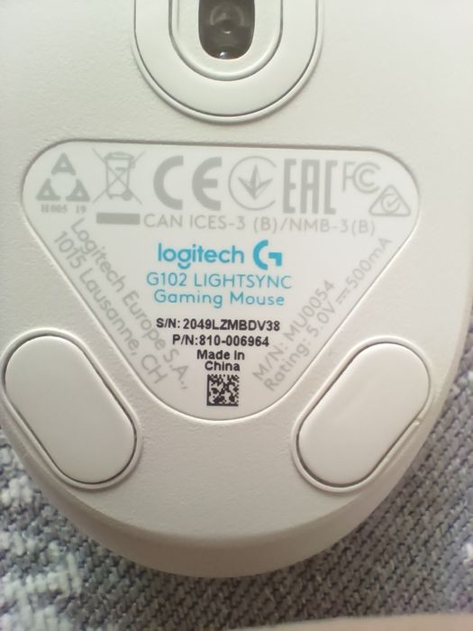 Продам Мышь Logitech G102 LightSync, White, USB за 6 500тг