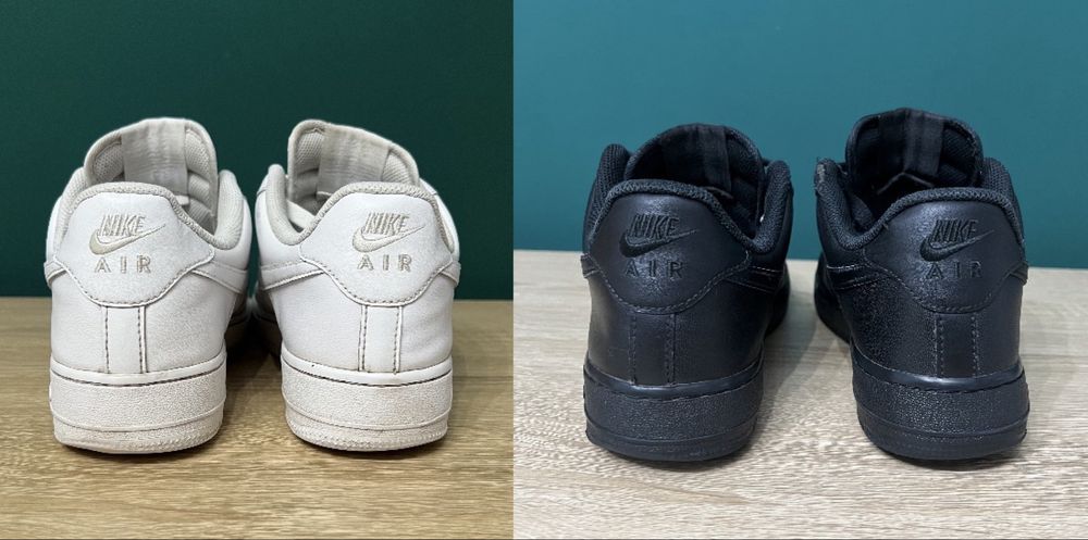 SET Nike Air Force 1 low - white / black ( 41 )