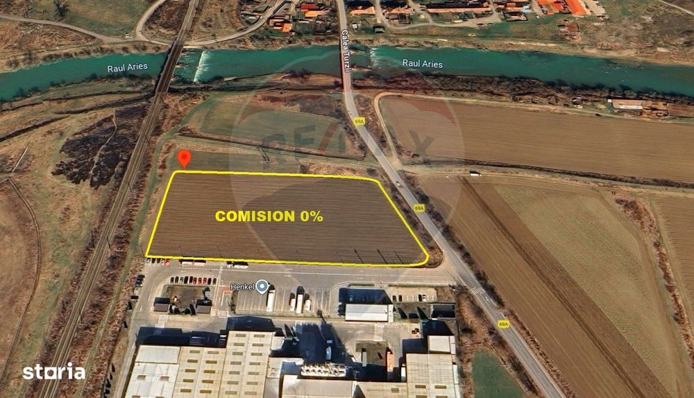 Teren industrial logistic de vanzare 15.938 mp Câmpia Turzii Henkel