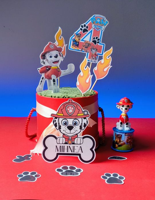 Toppere de pus pe tortul aniversar