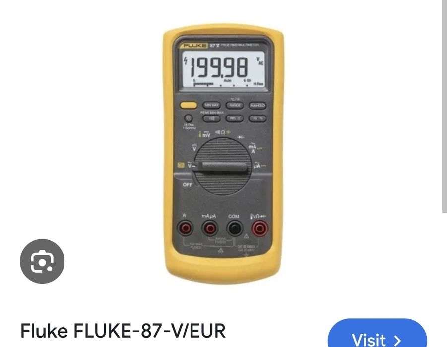 Мультиметр Fluke, оригинал ,есть коробка и документы.