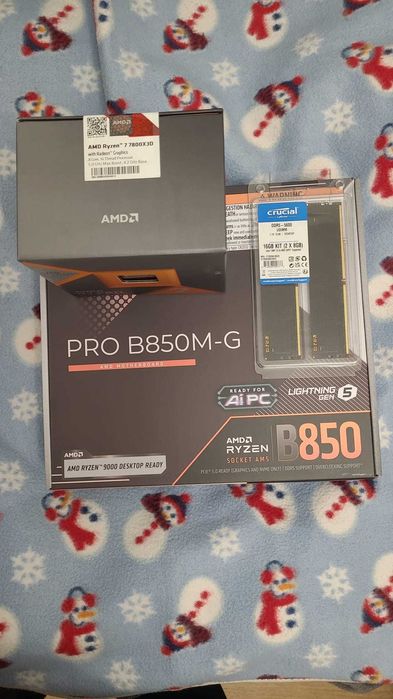 Kit Ultra-Gaming: Ryzen 7 7800X3D | MSI PRO B850M-G | 16GB DDR5 -nou