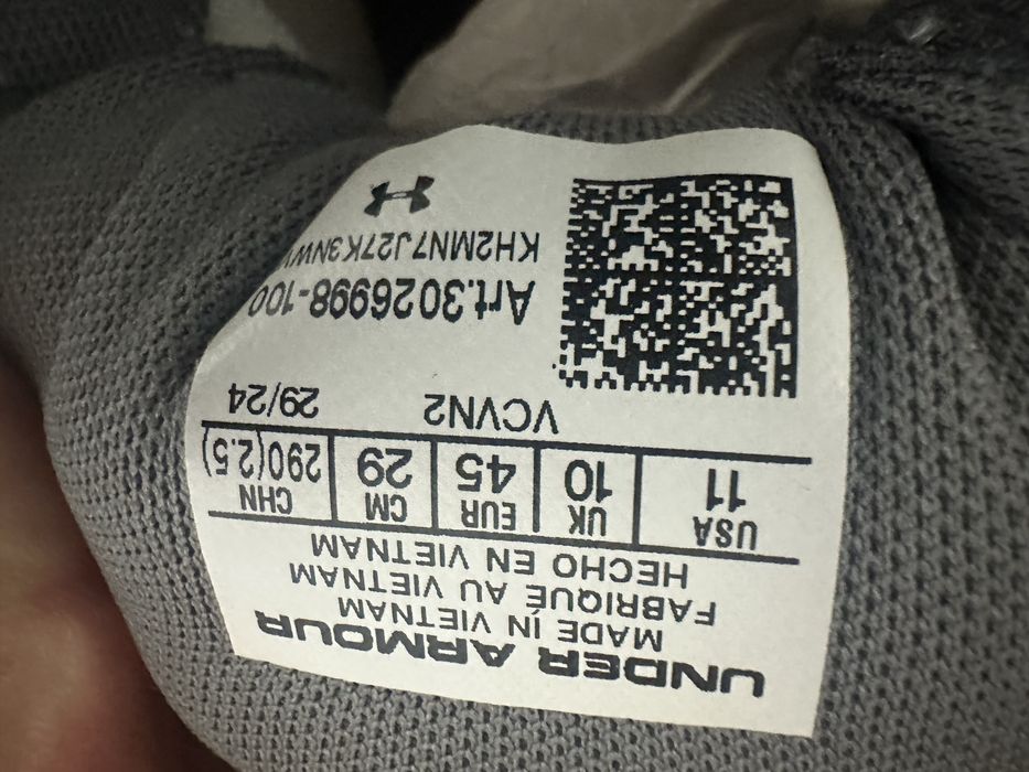 Кроссовки мужские Under Armour новые