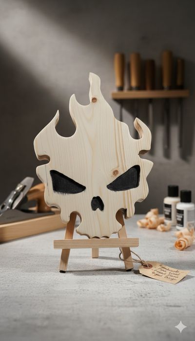 „Огнен Череп“ декорация